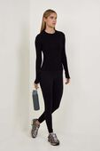 Rest Less Variegated Ribbed Pullover